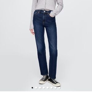 GAP Men's Dark Blue Straight Jeans